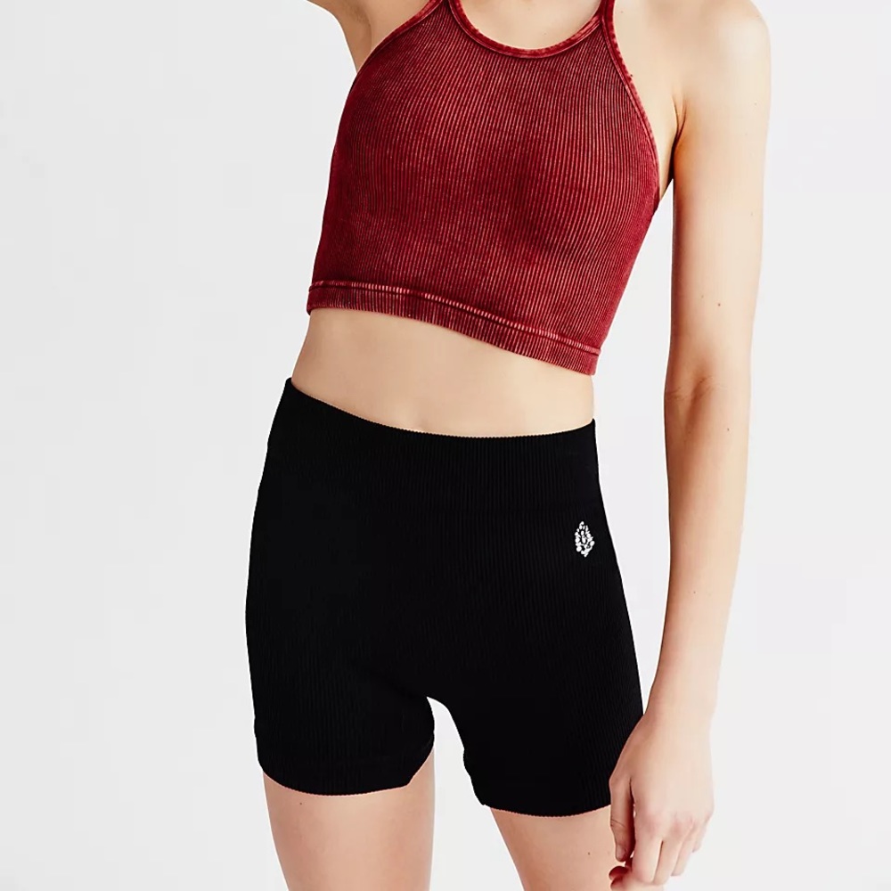 Free people movement black Prajna shorts
